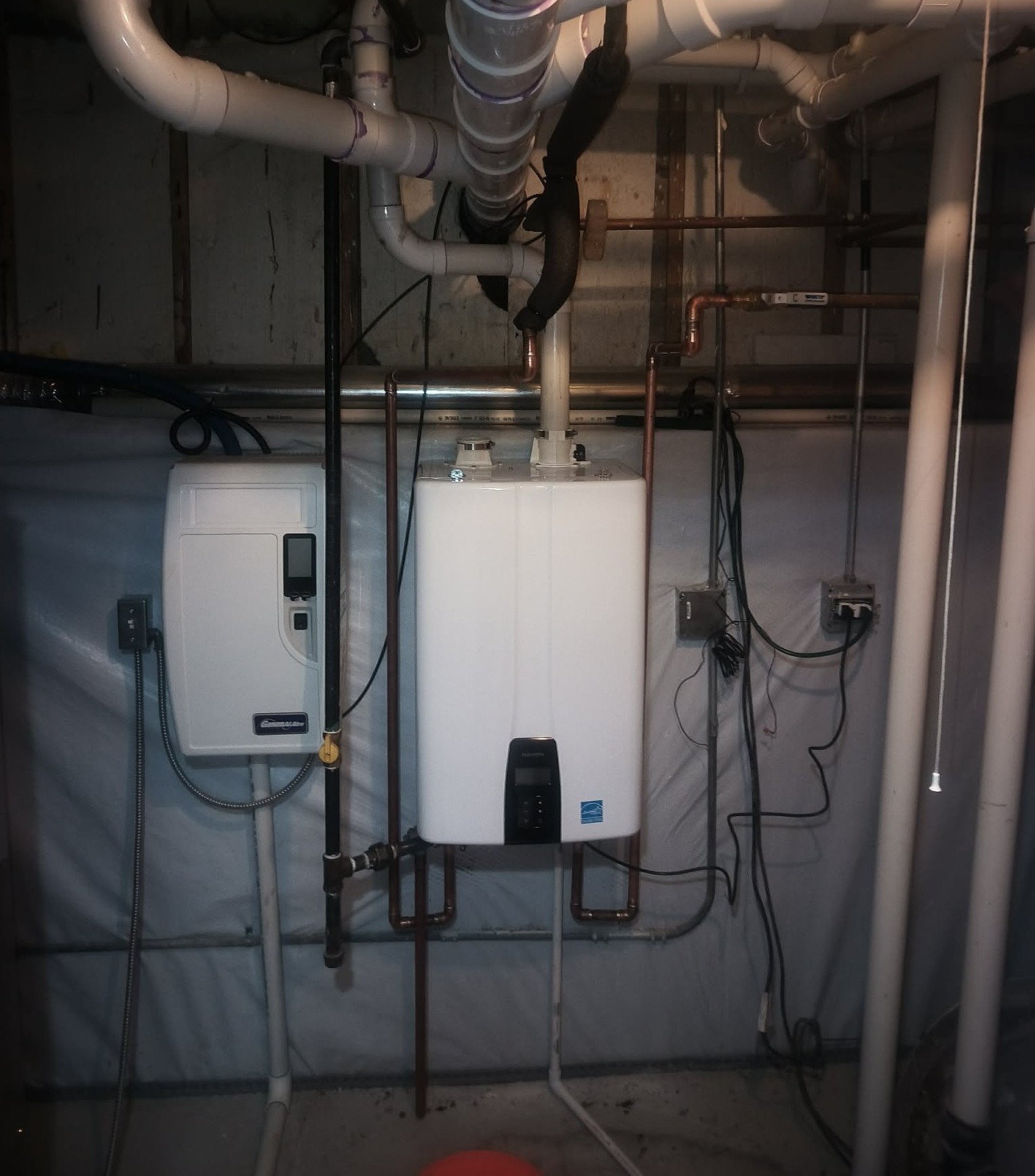 Water heater installation